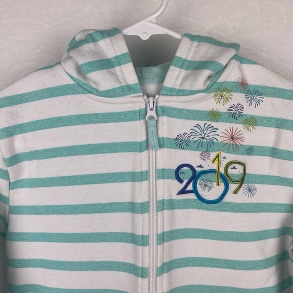 Disney 2019 Mickey Minnie Mouse and Chip and Dale Zip up Sweater Girls Large - Picture 3 of 11